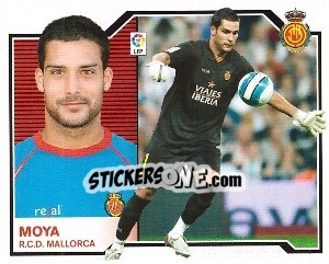 Sticker Moya - Liga Spagnola 2007-2008 - Colecciones ESTE