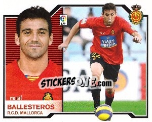 Sticker Ballesteros - Liga Spagnola 2007-2008 - Colecciones ESTE