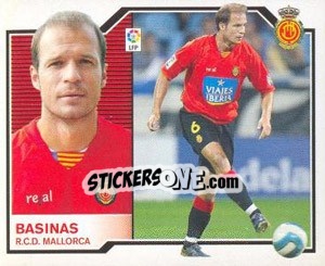 Sticker Basinas - Liga Spagnola 2007-2008 n. 314 - Colecciones ESTE