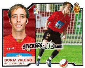 Sticker Borja Valero - Liga Spagnola 2007-2008 - Colecciones ESTE
