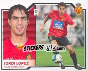 Sticker Jordi López - Liga Spagnola 2007-2008 n. 316 - Colecciones ESTE