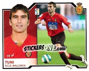 Cromo Tuni - Liga Spagnola 2007-2008 - Colecciones ESTE