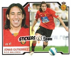 Sticker Jonás Gutierrez - Liga Spagnola 2007-2008 - Colecciones ESTE