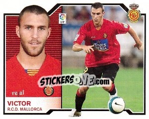 Cromo Víctor - Liga Spagnola 2007-2008 - Colecciones ESTE