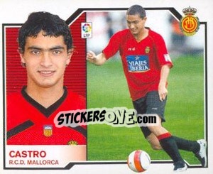 Sticker Castro - Liga Spagnola 2007-2008 - Colecciones ESTE