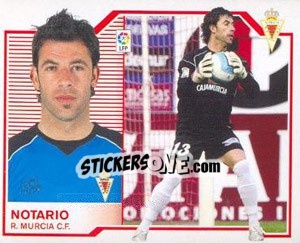 Sticker Notario - Liga Spagnola 2007-2008 n. 333 - Colecciones ESTE