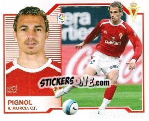 Sticker Pignol - Liga Spagnola 2007-2008 n. 335 - Colecciones ESTE