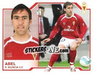 Cromo Abel - Liga Spagnola 2007-2008 - Colecciones ESTE