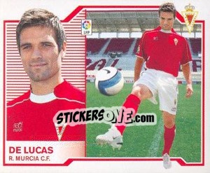 Sticker De Lucas - Liga Spagnola 2007-2008 n. 347 - Colecciones ESTE