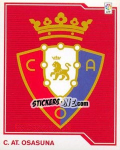 Sticker Escudo OSASUNA - Liga Spagnola 2007-2008 n. 361 - Colecciones ESTE