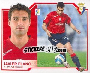 Cromo Javier Flaño - Liga Spagnola 2007-2008 - Colecciones ESTE
