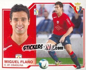 Cromo Miguel Flaño - Liga Spagnola 2007-2008 - Colecciones ESTE