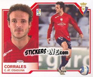 Cromo Corrales - Liga Spagnola 2007-2008 - Colecciones ESTE