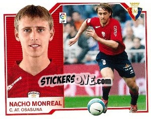 Sticker Nacho Monreal - Liga Spagnola 2007-2008 n. 371 - Colecciones ESTE