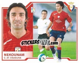 Cromo Nekounam - Liga Spagnola 2007-2008 - Colecciones ESTE