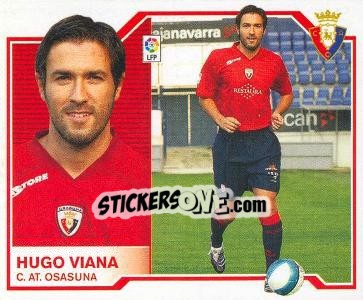 Cromo Hugo Viana - Liga Spagnola 2007-2008 - Colecciones ESTE