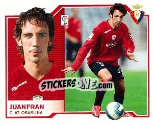 Cromo Juanfran - Liga Spagnola 2007-2008 - Colecciones ESTE