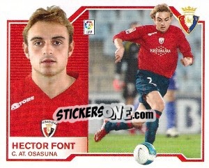 Sticker Héctor Font - Liga Spagnola 2007-2008 - Colecciones ESTE