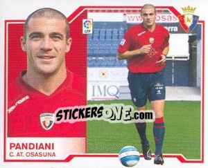 Sticker Pandiani - Liga Spagnola 2007-2008 n. 380 - Colecciones ESTE