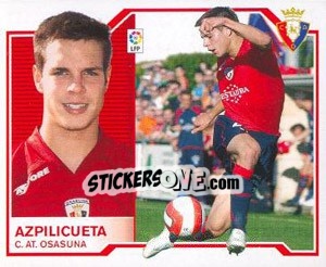 Sticker Azpilicueta (Coloca) - Liga Spagnola 2007-2008 n. 383 - Colecciones ESTE