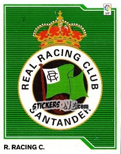 Sticker Escudo RACING - Liga Spagnola 2007-2008 n. 391 - Colecciones ESTE