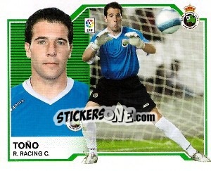 Sticker Toño - Liga Spagnola 2007-2008 n. 393 - Colecciones ESTE