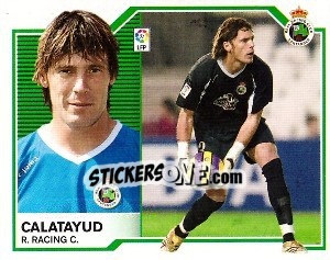 Cromo Calatayud - Liga Spagnola 2007-2008 - Colecciones ESTE