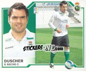 Sticker Duscher - Liga Spagnola 2007-2008 - Colecciones ESTE