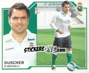 Sticker Duscher - Liga Spagnola 2007-2008 n. 403 - Colecciones ESTE