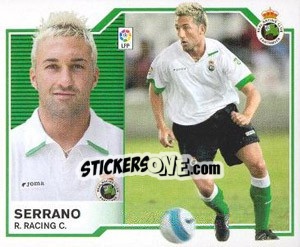 Sticker Serrano - Liga Spagnola 2007-2008 - Colecciones ESTE