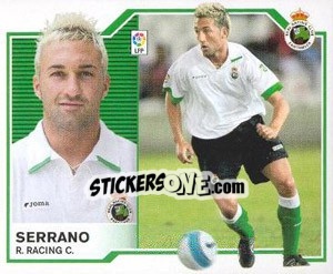 Sticker Serrano - Liga Spagnola 2007-2008 n. 405 - Colecciones ESTE