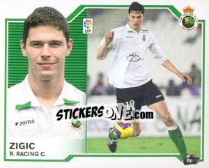 Sticker Zigic - Liga Spagnola 2007-2008 n. 408 - Colecciones ESTE