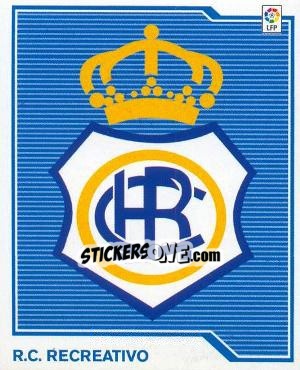 Cromo Escudo RECREATIVO - Liga Spagnola 2007-2008 - Colecciones ESTE