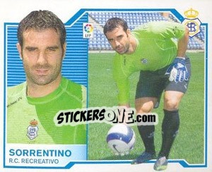 Sticker Sorrentino - Liga Spagnola 2007-2008 - Colecciones ESTE