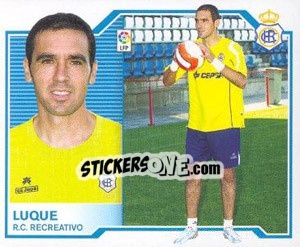 Sticker Luque - Liga Spagnola 2007-2008 n. 424 - Colecciones ESTE