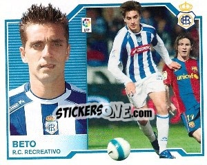 Sticker Beto - Liga Spagnola 2007-2008 n. 426 - Colecciones ESTE