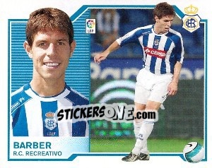 Cromo Barber - Liga Spagnola 2007-2008 - Colecciones ESTE