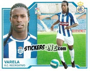 Sticker Silvestre Varela - Liga Spagnola 2007-2008 n. 435 - Colecciones ESTE