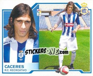 Sticker Martín Cáceres (Coloca) - Liga Spagnola 2007-2008 n. 440 - Colecciones ESTE