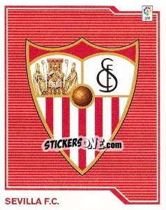 Sticker Escudo SEVILLA - Liga Spagnola 2007-2008 - Colecciones ESTE