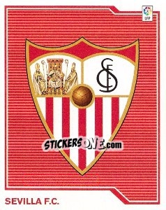 Sticker Escudo SEVILLA - Liga Spagnola 2007-2008 n. 451 - Colecciones ESTE