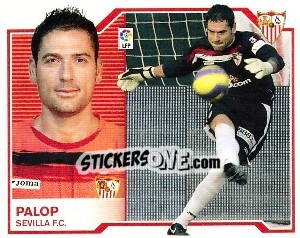 Sticker Palop - Liga Spagnola 2007-2008 - Colecciones ESTE