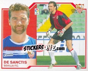 Cromo De Sanctis - Liga Spagnola 2007-2008 - Colecciones ESTE