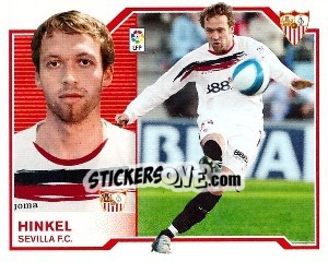 Cromo Hinkel - Liga Spagnola 2007-2008 - Colecciones ESTE