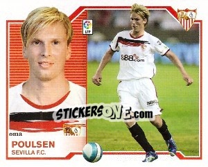 Sticker Christian Poulsen - Liga Spagnola 2007-2008 n. 463 - Colecciones ESTE