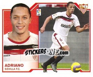 Cromo Adriano Correia - Liga Spagnola 2007-2008 - Colecciones ESTE