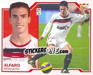 Cromo Alfaro - Liga Spagnola 2007-2008 - Colecciones ESTE