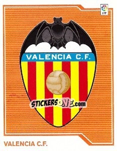 Figurina Escudo VALENCIA - Liga Spagnola 2007-2008 - Colecciones ESTE