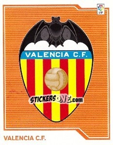 Sticker Escudo VALENCIA - Liga Spagnola 2007-2008 n. 481 - Colecciones ESTE