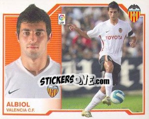 Figurina Albiol - Liga Spagnola 2007-2008 - Colecciones ESTE